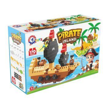 Дитячий розвиваючий конструктор "Pirate island" 2642TXK 170 деталей 58182 фото