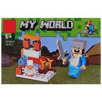 Конструктор дитячий "Minecraft" 66117-1, 39 деталей 53198 фото