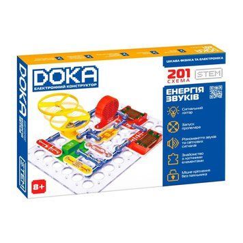 Електронний конструктор "201 СХЕМА" DOKA D70706 звук та світло 47401 фото