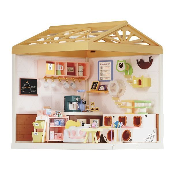 Конструктор-румбокс "Котокафе" Mini House 8007-MH, серії "Інтер'єр" 145 деталей 68449 фото