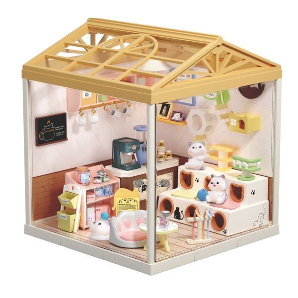 Конструктор-румбокс "Котокафе" Mini House 8007-MH, серії "Інтер'єр" 145 деталей 68449 фото