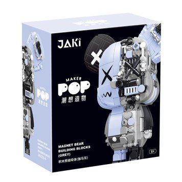Дитячий конструктор "Магнітний Вайб" JAKI JK6250-4 серії "Кіберпанк ведмедики" 546 деталей 68448 фото