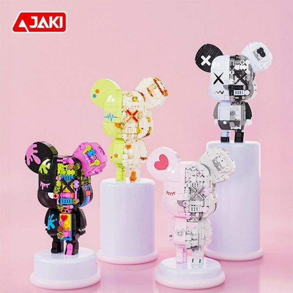 Дитячий конструктор "Магнітний Вайб" JAKI JK6250-4 серії "Кіберпанк ведмедики" 546 деталей 68448 фото