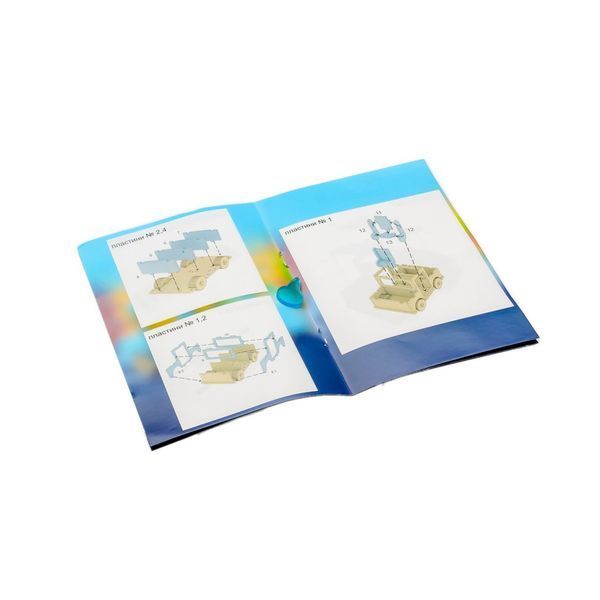 Дитячий дерев'яний 3D конструктор "Машинка" Puz-00930, 43 деталі 48305 фото