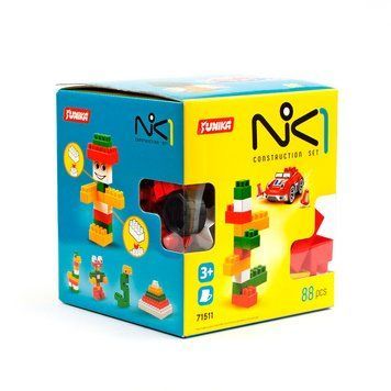 Конструктор дитячий "NIK-1" 71511, 88 великих деталей 14825 фото